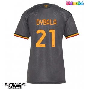 AS Roma Paulo Dybala #21 Dámské Alternativní Dres 2026-27 Krátký Rukáv AS Roma Paulo Dybala #21 Dámské Alternativní Dres 2026-27 Krátký Rukáv
